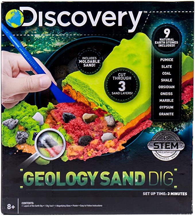 Discovery Layers of The Earth Geology Sand Dig Kit by Horizon Group USA