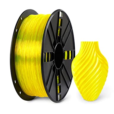 NOVAMAKER TPU Filament 1.75mm, Yellow Flexible TPU 3D Printer Filament with 20g Cleaning Filament, 2.0lbs Spool, Dimensional Accuracy  /- 0.05mm, 95A Soft TPU Yellow