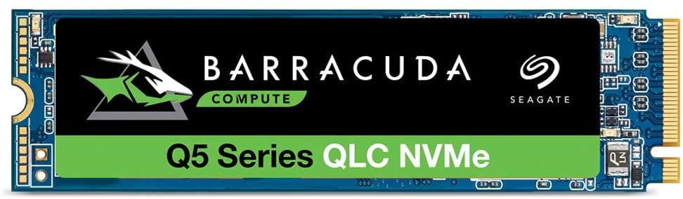 Seagate BarraCuda Q5 2 TB Internal SSD - M.2 NVMe PCIe Gen3 ×4, 3D QLC for Desktop or Laptop, 1-year Rescue Services (ZP2000CV3A001)