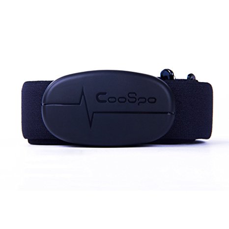CooSpo H6 Dual Mode Bluetooth & ANT  Heart Rate Monitor/Bluetooth V4.0 Wireless Sport Heart Rate Sensor Chest Belt Monitor for Real-time Reciever with APP,for iphone and smart phone