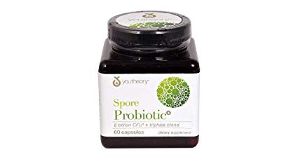 Youtheory Spore Probiotic Advanced, Black, 60 Count