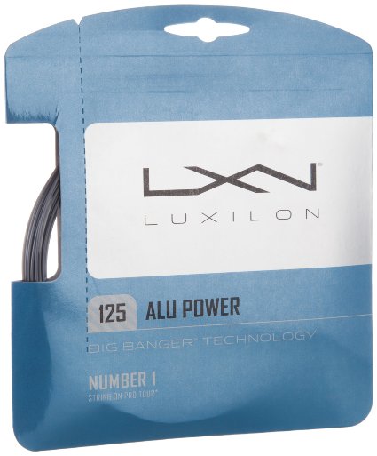 Luxilion ALU Power 125 Tennis Racquet String Set (16L Gauge, 1.25 mm)