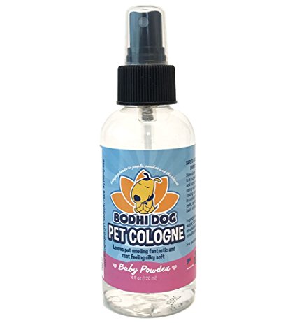 NEW Natural Pet Cologne | Cat & Dog Deodorant and Scented Perfume Body Spray | Clean and Fresh Scent | Natural Deodorizing & Conditioning Qualities | Made in USA - 1 Bottle 4oz (120ml)