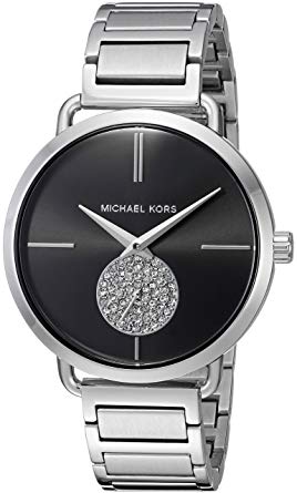 Michael Kors Watches Portia Stainless-Steel Two-Hand Sub-Eye Watch