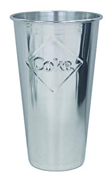 Tablecraft CC64E Coca-Cola Malt Cup, Silver