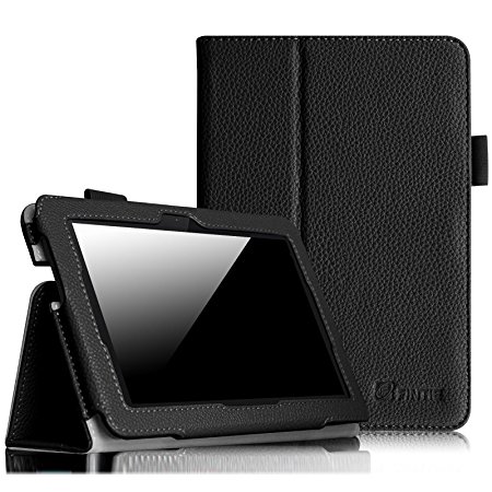 Fintie Folio Case for Fire HDX 7 - Slim Fit Leather Standing Protective Cover with Auto Sleep/Wake (will only fit Kindle Fire HDX 7" 2013), Black