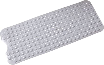 YJ YIJU 2020 Bathtub mat Bathroom Non-Slip Massage mat Super Suction Shower mat (Gray)
