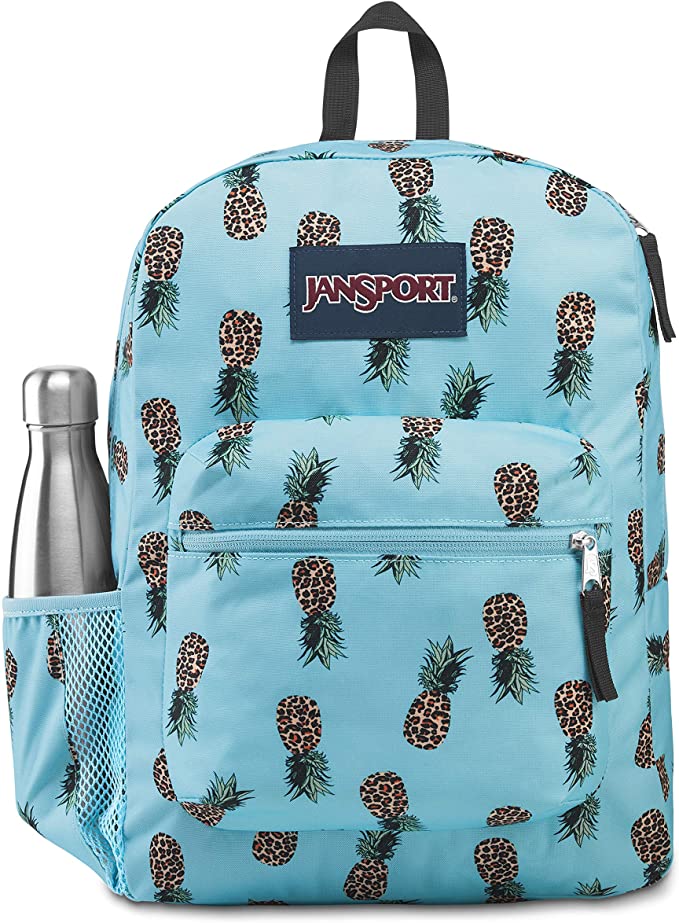 JanSport Cross Town Backpack - Leopard Pineapples