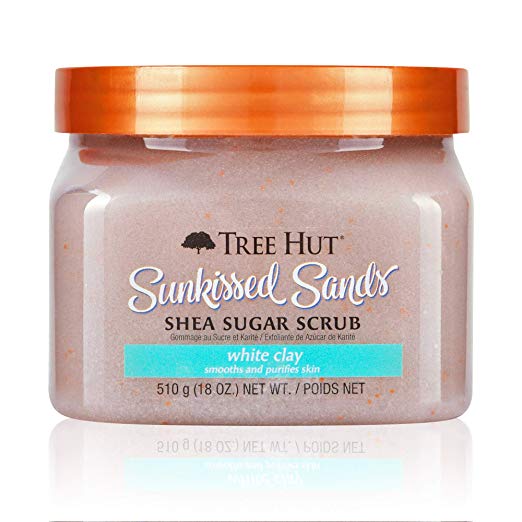 Tree Hut Shea Sugar Scrub Sunkissed Sands, 18oz, Ultra Hydrating & Exfoliating Scrub for Nourishing Essential Body Care