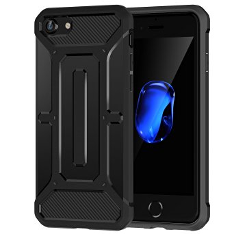 iPhone 7 Case, JETech Super Slim iPhone 7 Case Cover w/Microfiber and 4-Corner Shock-Absorption for Apple iPhone 7 4.7 Inch (Black) - 3425