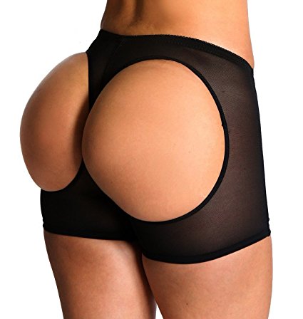 Focussexy Women Butt Lifter Tummy Control Shapewear Panty Boyshort Underwear