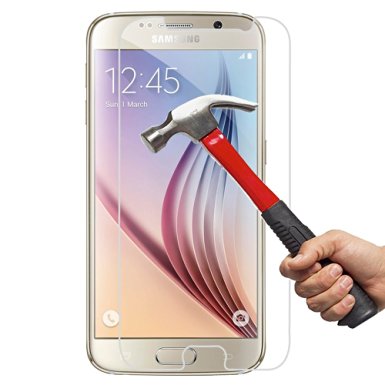[2 Pack] Samsung S6 Screen Protector, Sadun Galaxy S6 Tempered Glass Screen Protector for Samsung Galaxy S6