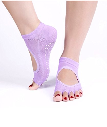 BUY 3 AND BE ELIGIBLE FOR A MASSIVE DISCOUNT ON Non-Slip Toe Socks for Comfort and Balance Perfect for Yoga Pilates martial arts anti slip sox falls prevention grip fitness barre and Dance Slipper socks Ideal for peep toe ankle boots and can be used as cosy bed socks to keep your beautiful feet warm and cosy throughout the night