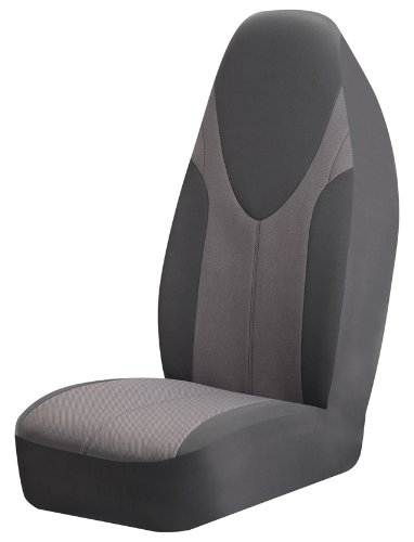 Braxton Universal Bucket Seat Cover, Grey  - Pack of 2