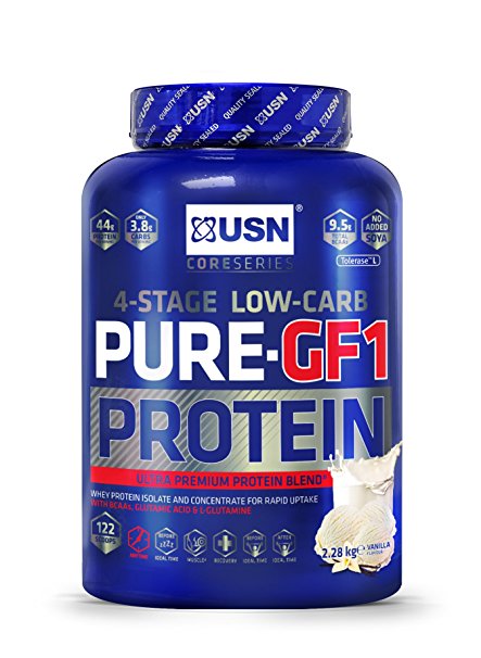 USN Pure Protein GF1 Growth and Repair Protein Shake - Vanilla, 2.28 kg
