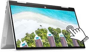 HP Pavilion x360 Convertible 2-in-1 Laptop Newest, 14" FHD Touchscreen, Intel Core i5-1235U(Beat i5-1135G7), 16GB RAM, 512GB NVMe SSD, FP Reader, HDMI, WiFi 6, Camera, Win 11, w/CUE Accessories