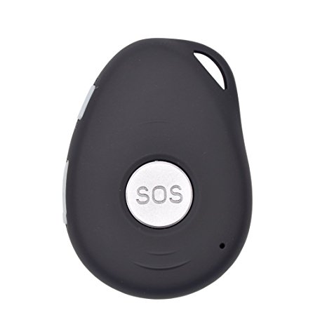 inkint Portable Mini Size GPS Tracking Device/ Kids GPS Tracker with SOS Emergency Button Eco-friendly Rechargeable GPS Tracker Locater for Kids/ Elderly Adults / Pets