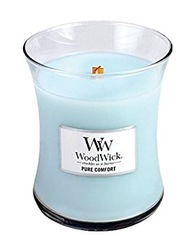 Woodwick Candle, Medium, Pure Comfort