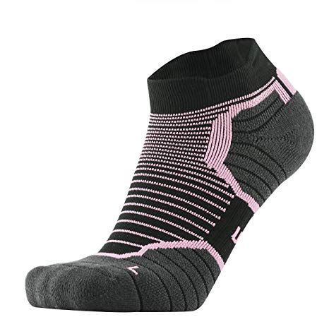 Blister Resist Cushion No Show Running Socks for Men and Women Moisture Wicking