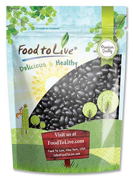 Food to Live Black Beans (Turtle) (5 Pounds)