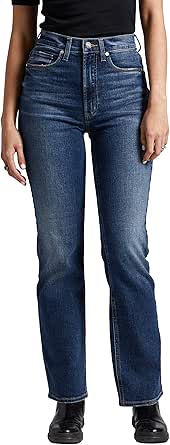 Silver Jeans Co. Women's 90s Vintage High Rise Bootcut Jeans-Legacy