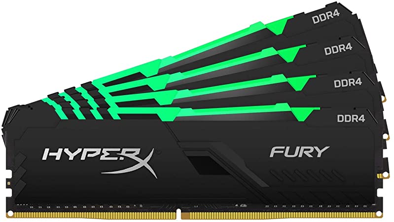 HyperX Fury RGB 128GB 3000MHz DDR4 CL16 DIMM (Kit of 4) HX430C16FB3AK4/128