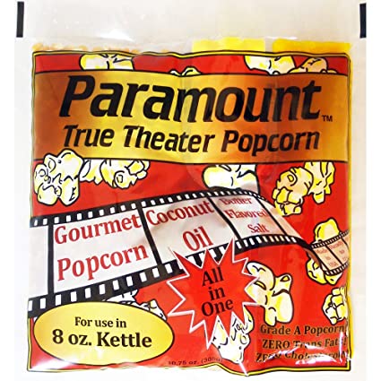 8oz Popcorn Packets - Perfect Portion Packs For 8 oz Popcorn Maker Machine Popper - Case of 24