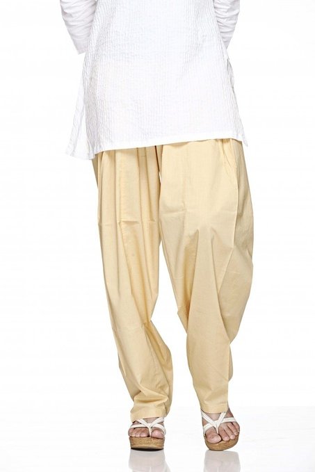 Cotton Plain Indian Salwar Pants in Several Colour - Kameez Yoga Dress