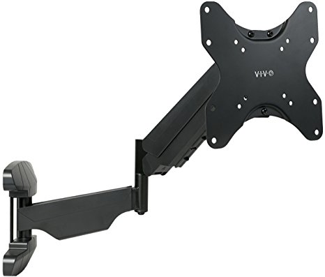 VIVO Counterbalance Height Adjustable Gas Spring Fully Articulating TV Wall Mount for LCD LED Plasma Screen 23” to 42” (MOUNT-VW05G)