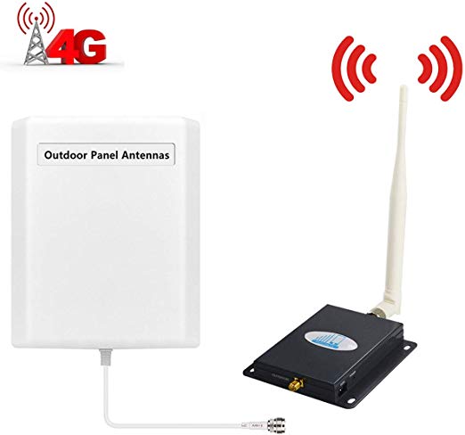 AT&T T-Mobile Cell Phone Signal Booster 4G LTE ATT Signal Booster HJCINTL 700Mhz Band12 Home Mobile Phone Signal Amplifier Repeater Kits