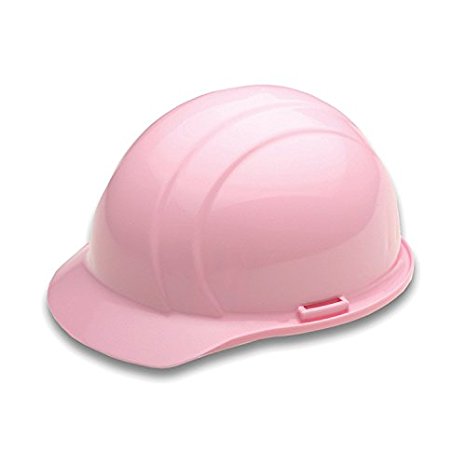 ERB 19375 Americana Cap Style Hard Hat with Slide Lock, Pink