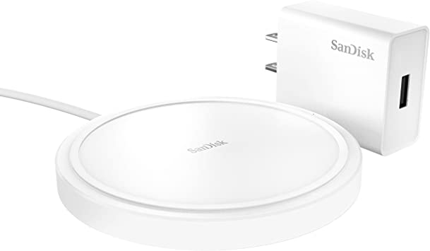 SanDisk Ixpand Wireless Charger 15W (includes Quick Charge adapter   USB Type-C cable) - Wireless charging pad for Qi-compatible smart phones and devices - SDIZB0N-000G-ANCLN