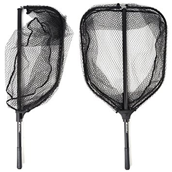 BLISSWILL Fish Net Collapsible Fish Landing Net with Extending Telescoping Pole HandleSafe Fishing Catching and Releasing