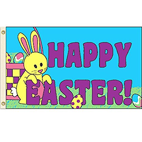 Happy Easter 3x5 Foot Polyester Flag