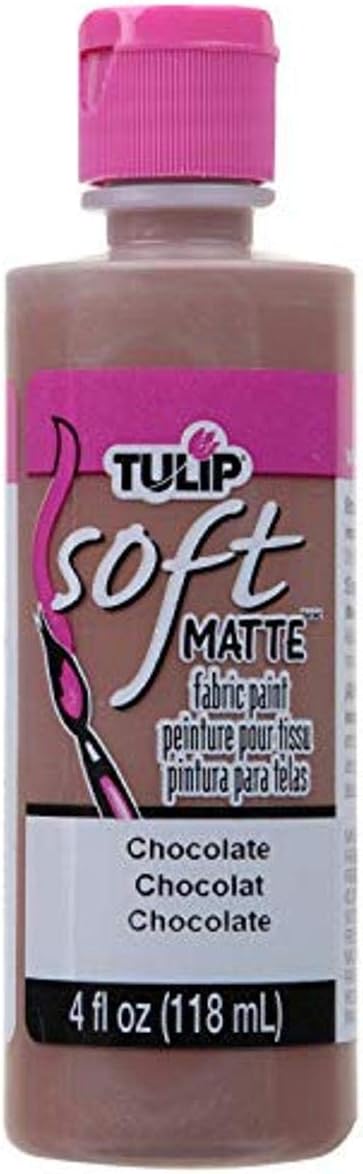 TULIP Soft Paint 21727 Sfp 4Oz Matte Chocolate, 4 Fl Oz (Pack of 1)