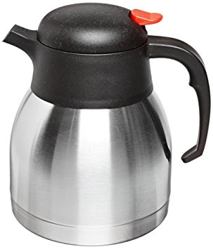 Genuine Joe GJO11955 Stainless Steel Everyday Double Wall Vacuum Insulated Carafe, 1L Capacity