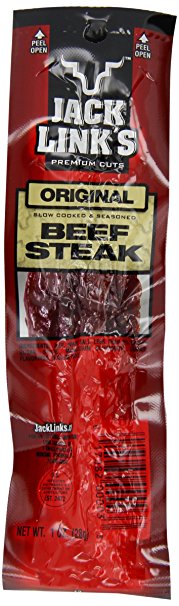 Jack Link's Beef Steak, Original,  1-Ounce Packages, 24 Count