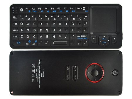 Rii 3 in 1 Mini i6 Bluetooth Keyboard  Touchpad  Remote Control Black