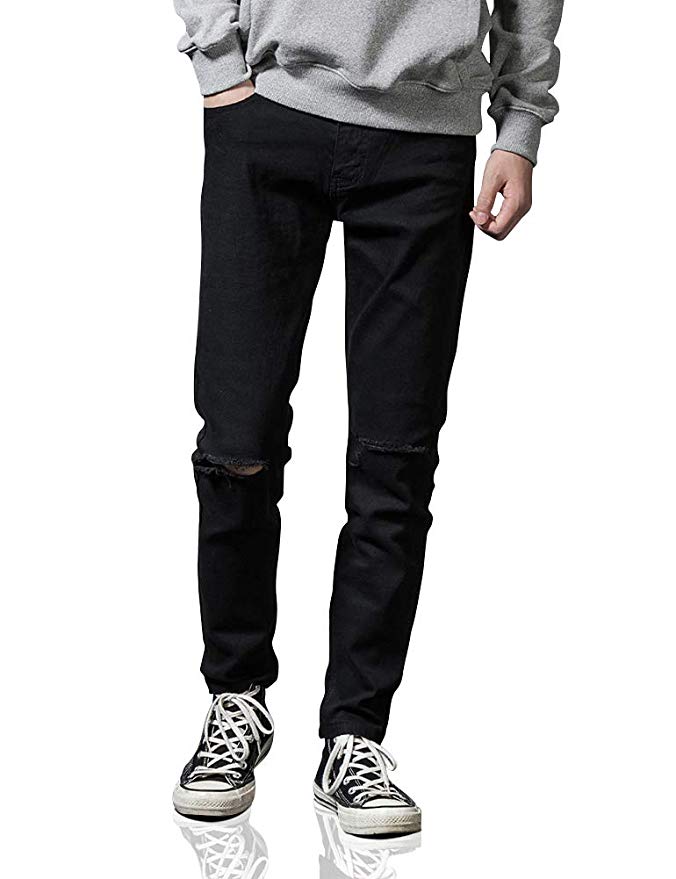 Demon&Hunter 808 Youth Series Men's Skinny Slim Jeans