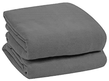 ROYAL LUXURY Micro Plush FULL Blanket, Grey