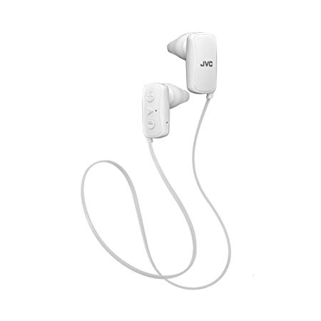 JVC in-Ear Silver, Bluetooth, Gumy - White