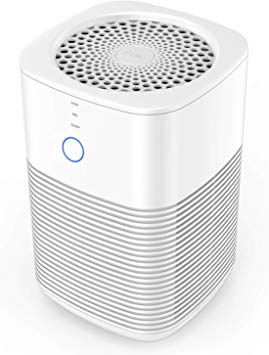 GBlife Air Purifiers for Home with 3-in-1 True HEPA Filter, Desktop Air Cleaner for Dorm Bedroom Office, Odor Eliminator for Smokers, Pets, Dust, Quiet Personal Air Purifier