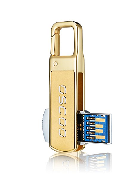 USB 3.0 Flash Drive OSCOO 32GB Waterproof Metal Memory Stick Thumb Drive Pen Disk ,High Speed USB 3.0 Data Traveler (Gen 2)