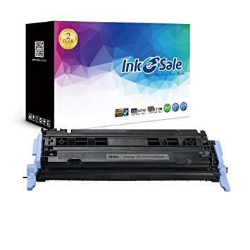 INK E-SALE 124A Q6000A Toner Cartridge Compatible For HP Color LaserJet 1600 2600n 2605dn 2605dtn CM1015 CM1017 Printer Series (Black 1-Pack)