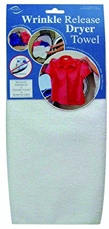 Envision Home Microfiber Wrinkle Release Dryer Towel, 16 by 24-Inch