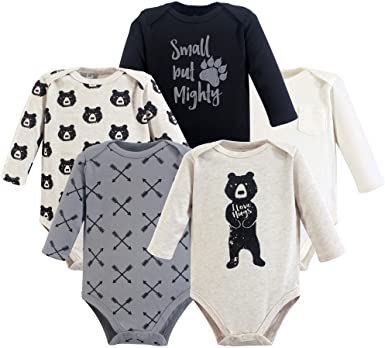 Yoga Sprout baby-boys Cotton Bodysuits