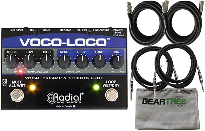 Radial Voco-Loco Microphone effects loop & switcher for guitar effects pedals w/