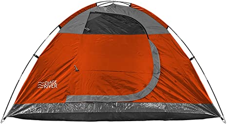 OSAGE RIVER Glades Camping Tent with Waterproof Rainfly, 2 or 4 Person Family Backpacking Tents