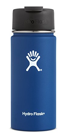 Hydro Flask Double Wall Vacuum Insulated Stainless Steel Water Bottle / Travel Coffee Mug, Wide Mouth with BPA Free Hydro Flip Cap