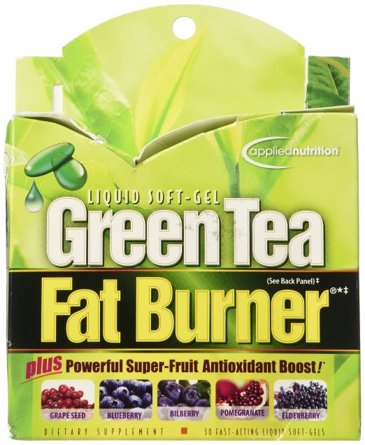 Applied Nutrition Green Tea Fat Burner -- 30 Liquid Soft-Gels